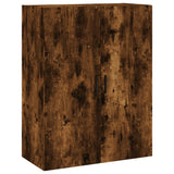 Credenza Rovere Fumo 69,5x34x180 cm in Legno truciolato