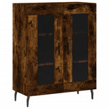 Credenza Rovere Fumo 69,5x34x180 cm in Legno truciolato