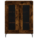 Credenza Rovere Fumo 69,5x34x180 cm in Legno truciolato