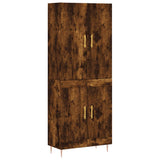 Credenza Rovere Fumo 69,5x34x180 cm in Legno truciolato