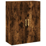 Credenza Rovere Fumo 69,5x34x180 cm in Legno truciolato
