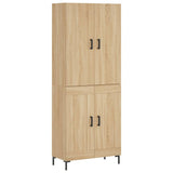 Credenza Rovere Sonoma 69,5x34x180 cm in Legno truciolato