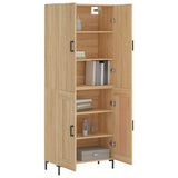 Credenza Rovere Sonoma 69,5x34x180 cm in Legno truciolato