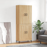 Credenza Rovere Sonoma 69,5x34x180 cm in Legno truciolato