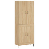 Credenza Rovere Sonoma 69,5x34x180 cm in Legno truciolato