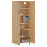Credenza Rovere Sonoma 69,5x34x180 cm in Legno truciolato
