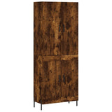 Credenza Rovere Fumo 69,5x34x180 cm in Legno truciolato