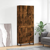 Credenza Rovere Fumo 69,5x34x180 cm in Legno truciolato