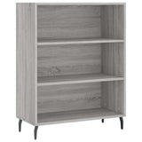 Credenza Grigio Sonoma 69,5x34x180 cm in Legno truciolato