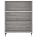 Credenza Grigio Sonoma 69,5x34x180 cm in Legno truciolato