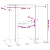 Supporto Acquario 60x30x60 cm Legno truciolato Rovere Marrone