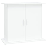 Supporto per Acquario Bianco 81x36x73 cm in Legno truciolato