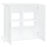 Supporto per Acquario Bianco 81x36x73 cm in Legno truciolato