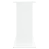 Supporto per Acquario Bianco 81x36x73 cm in Legno truciolato