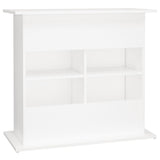 Supporto per Acquario Bianco 81x36x73 cm in Legno truciolato