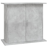 Supporto per acquario in cemento grigio 81x36x73 cm in legno ingegnerizzato