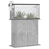 Supporto per acquario in cemento grigio 81x36x73 cm in legno ingegnerizzato