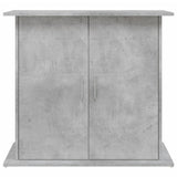 Supporto per acquario in cemento grigio 81x36x73 cm in legno ingegnerizzato
