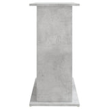 Supporto per acquario in cemento grigio 81x36x73 cm in legno ingegnerizzato