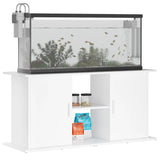 Supporto per Acquario 121x41x58 cm in Legno truciolato Bianco