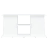 Supporto per Acquario 121x41x58 cm in Legno truciolato Bianco