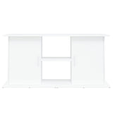 Supporto per Acquario 121x41x58 cm in Legno truciolato Bianco