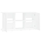 Supporto per Acquario 121x41x58 cm in Legno truciolato Bianco