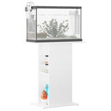 Supporto per Acquario 60,5x36x72,5 cm truciolato Bianco Lucido