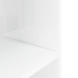 Supporto per Acquario 60,5x36x72,5 cm truciolato Bianco Lucido