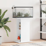 Supporto per Acquario 60,5x36x72,5 cm truciolato Bianco Lucido