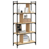 Libreria Rovere Sonoma 5 Ripiani 76x32x158 cm Legno truciolato