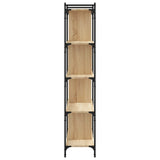 Libreria Rovere Sonoma 5 Ripiani 76x32x158 cm Legno truciolato