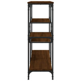 Tavolino Consolle Rovere Marrone 103x32x95 cm Legno truciolato