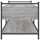 Tavolino da Salotto Grigio Sonoma 99x50x50 cm Legno truciolato