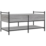 Tavolino da Salotto Grigio Sonoma 99x50x50 cm Legno truciolato