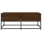 Tavolino Salotto Rovere Marrone 100x51x40 cm Legno truciolato