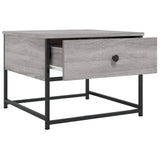Tavolino da Salotto Grigio Sonoma 51x51x40 cm Legno truciolato