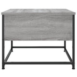 Tavolino da Salotto Grigio Sonoma 51x51x40 cm Legno truciolato