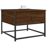 Tavolino da Salotto Rovere Marrone 51x51x40cm Legno truciolato