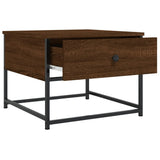 Tavolino da Salotto Rovere Marrone 51x51x40cm Legno truciolato