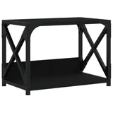Supporto per Stampante 2 Livelli Nero 44x26x31,5 cm truciolato
