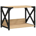 Supporto Stampante 2 Piani Rovere Sonoma 44x26x31,5 truciolato