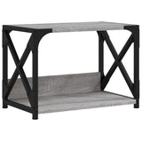 Supporto Stampante 2 Piani Grigio Sonoma 44x26x31,5 truciolato