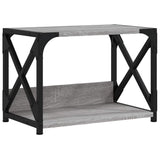 Supporto Stampante 2 Piani Grigio Sonoma 44x26x31,5 truciolato