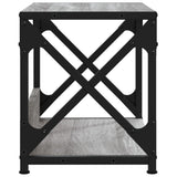 Supporto Stampante 2 Piani Grigio Sonoma 44x26x31,5 truciolato