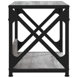 Supporto Stampante 2 Piani Grigio Sonoma 44x26x31,5 truciolato