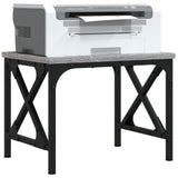 Supporto Stampante Grigio Sonoma 40x30x31 cm Legno truciolato