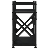 Supporto per Stampante 2 Livelli Nero 40x20x40 cm truciolato