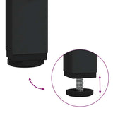 Supporto per Stampante 2 Livelli Nero 40x20x40 cm truciolato