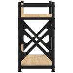 Supporto Stampante 2 Piani Rovere Sonoma 40x20x40cm truciolato